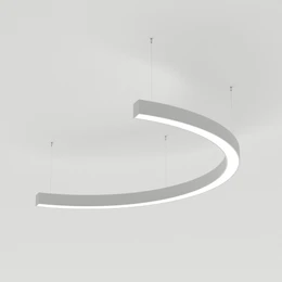 Фото #1 товара Светильник SP-LINE-HANG-ARC-C3535-D800-34W Day4000 (WHITE, 230V) (Arlight, Металл)