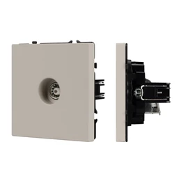 Фото #1 товара Механизм телевизионной розетки SCT-NOBE-MTV1-SFPL-CA (Arlight, Кашемир)