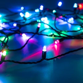 Фото #1 товара Светодиодная гирлянда ARD-STRING-CLASSIC-6000-BLACK-40LED-LIVE RGB-SPI (12V, 26W) (Ardecoled, IP65)