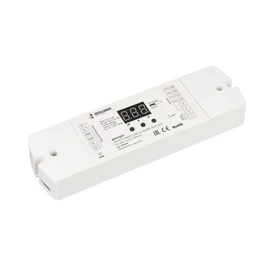 Фото #1 товара INTELLIGENT ARLIGHT Декодер SMART-DMX512-204-62-RGBW-RDM-SUF (12-48V, 4x150-500mA) (IARL, IP20 Пластик, 5 лет)
