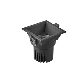 Фото #1 товара Светильник MS-FLOW-BUILT-S85x85-12W Warm3000 (BK, 55 deg, 230V) (Arlight, IP20 Металл, 5 лет)