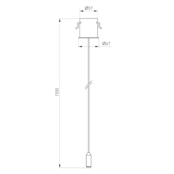 Фото #3 товара Потолочная чаша MAG-ORIENT-CANOPY-BUILT-L1500 (BK) (Arlight, Металл)
