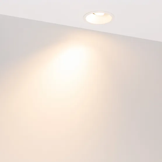 Фото #2 товара Светильник MS-FLOW-BUILT-R85-12W Warm3000 (WH, 55 deg, 230V) (Arlight, IP20 Металл, 5 лет)