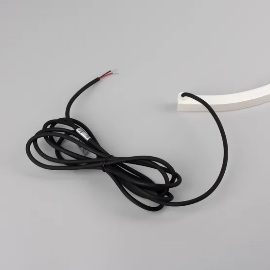 Фото #2 товара Светодиодная лента герметичная NOVA-TOP-PU-A120-16x15mm 24V Warm3500 (10 W/m, IP68, 5m, wire x2) (Arlight, Полиуретан)