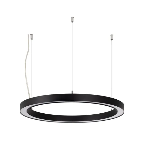 Фото #1 товара Светильник SP-CIRCLE-HANG-O3535-D500-30W Day4000 (RAL9005, 120 deg, 230V) IP40 LED (Arlight, Алюминий)