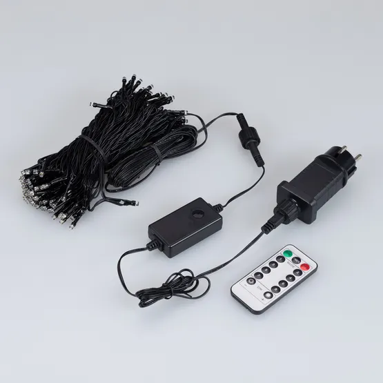 Фото #2 товара Светодиодная гирлянда Нить Смарт ARD-MOOD-CLASSIC-10000-BLACK-100LED Warm (230V, 3W, Tuya Wi-Fi) (Ardecoled, IP65)