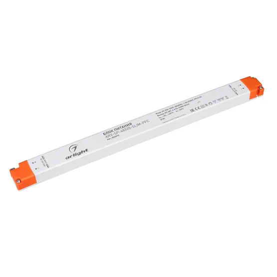 Фото товара Блок питания ARV-SP-48320-SLIM-PFC (48V, 6.67A, 320W) (Arlight, IP20 Пластик, 5 лет)