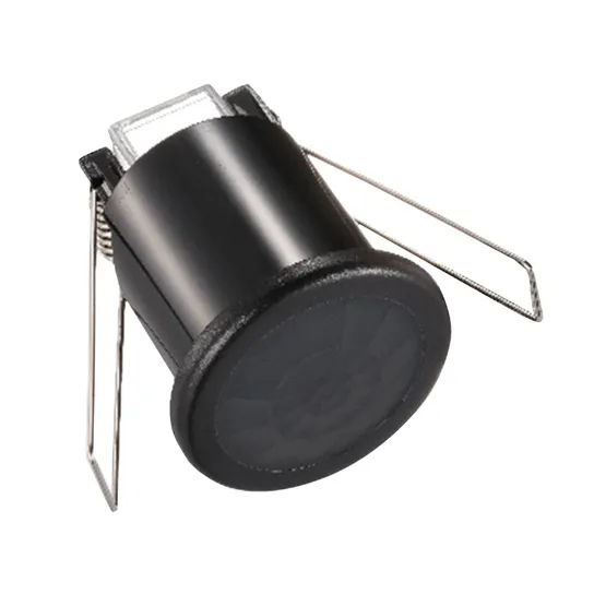 Фото товара Датчик движения NAVE-PIR-BUILT-R50-400W-BK (230V, 0.6A, MINI, IP20) (Arlight, Пластик, 5 лет)