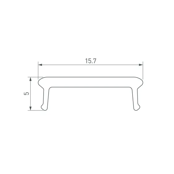 Фото #2 товара Экран призматический LINE-W16-2000 OPAL (Arlight, Пластик)