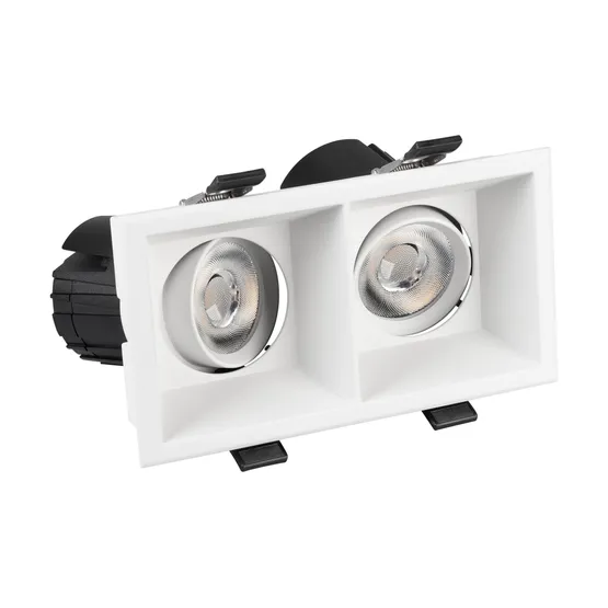 Фото #6 товара Светильник MS-FLOW-BUILT-S157x85-2x12W Day4000 (WH, 38 deg, 230V) (Arlight, IP20 Металл, 5 лет)