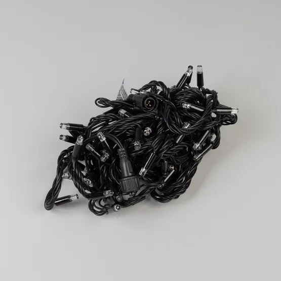 Фото #2 товара Светодиодная гирлянда ARD-STRING-CLASSIC-10000-BLACK-100LED-LIVE RGB (230V, 7W) (Ardecoled, IP65)