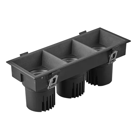 Фото товара Светильник MS-FLOW-BUILT-S230x85-3x6W Warm3000 (BK, 55 deg, 230V) (Arlight, IP20 Металл, 5 лет)