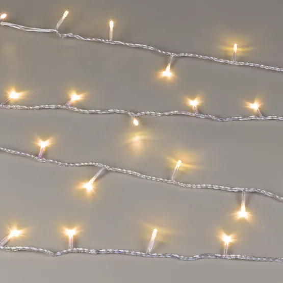 Фото #2 товара Светодиодная гирлянда ARD-STRING-HOME-5000-CLEAR-50LED-STD WARM (230V, 3.5W) (Ardecoled, IP20)