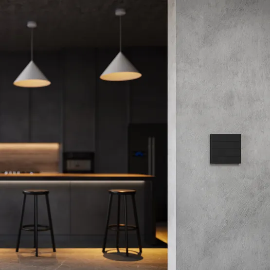 Фото #2 товара INTELLIGENT ARLIGHT Кнопочная панель SMART-ZB-801-22-1G-4SC-MULTI-IN Grey (230V) (IARL, IP20 Пластик, 5 лет)