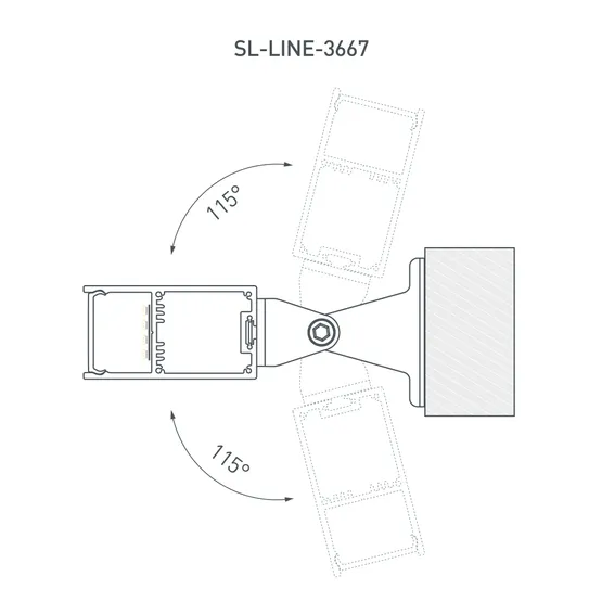 Фото #7 товара Профиль SL-LINE-3667-2000 ANOD (Arlight, Алюминий)
