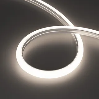 Фото #1 товара Светодиодная лента герметичная MOONLIGHT-PRO-TOP-X320-16x15mm 48V White6000 (10 W/m, IP65, 30m, wire x2) (Arlight, Силикон)