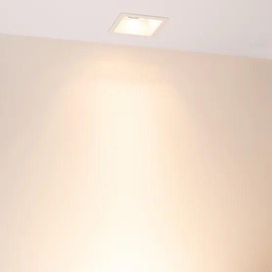 Фото #2 товара Светильник MS-FLOW-BUILT-S85x85-6W Warm3000 (WH, 15 deg, 230V) (Arlight, IP20 Металл, 5 лет)