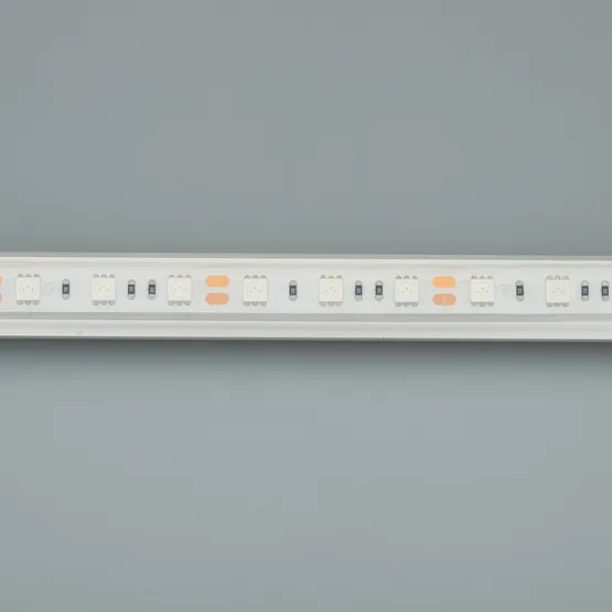 Фото #3 товара Светодиодная лента RTW 2-5000PGS 12V Yellow 2x (5060, 300 LED, LUX) (Arlight, 14.4 Вт/м, IP67)