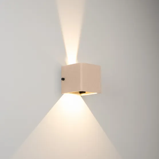 Фото #2 товара Светильник LGD-PERAN-WALL-S120x120-6W Warm3000 (Light ivory, 0-80 deg, 230V) (Arlight, IP65 Бетон, 3 года)