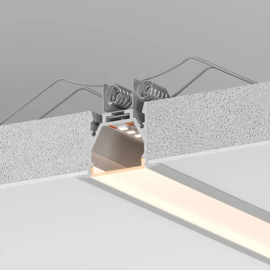 Фото #4 товара Профиль LINIA25-F-2000 ANOD  (Arlight, Алюминий)