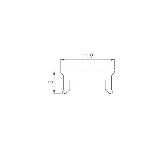 Фото #2 товара Экран FANTOM-W12-5000 SILICONE (Arlight, Силикон)