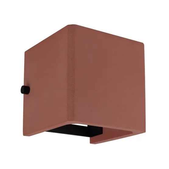 Фото #1 товара Светильник LGD-PERAN-WALL-S120x120-6W Warm3000 (Beige red, 0-80 deg, 230V) (Arlight, IP65 Бетон, 3 года)