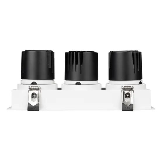 Фото #3 товара Светильник MS-FLOW-BUILT-S230x85-3x6W Warm3000 (WH, 55 deg, 230V) (Arlight, IP20 Металл, 5 лет)