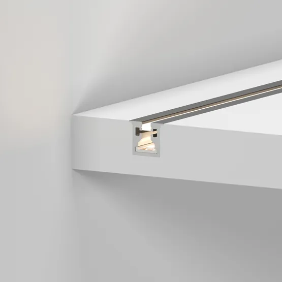 Фото #5 товара Профиль с экраном SL-MINI-3-H10-F12-2000 IRON GREY (Arlight, Алюминий+пластик)