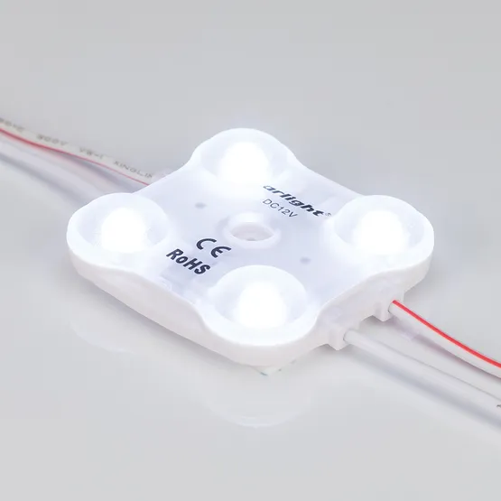 Фото #2 товара Модуль герметичный ARL-BEST2835-4-2W-12V Cool 160deg (Arlight, Закрытый)