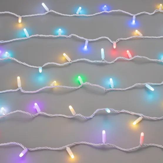 Фото #4 товара Светодиодная гирлянда ARD-STRING-CLASSIC-20000-WHITE-200LED-MILK-SYNC RGB (230V, 13W) (Ardecoled, IP65)