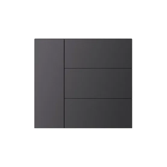 Фото #3 товара INTELLIGENT ARLIGHT Накладка панели KNX-23-4G-SUF Dark Grey (Backlightless) (IARL, IP20 Металл, 2 года)