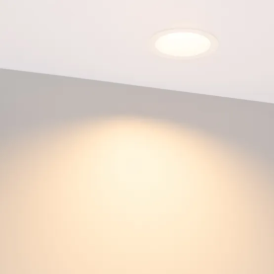 Фото #5 товара Светильник MS-DROP-BUILT-R84-8W Warm3000 (WH, 85 deg, 230V) (Arlight, IP54 Металл, 5 лет)