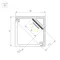 Минифото #4 товара Профиль SL-KANT-H16-2000 WHITE (Arlight, Алюминий)