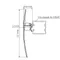 Минифото #2 товара Профиль с экраном ALU-BASE-WING-2000 ANOD+FROST (Arlight, Металл)