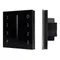 Минифото #1 товара Панель Sens SMART-P17-DIM Black (230V, 4 зоны, 2.4G) (Arlight, IP20 Пластик, 5 лет)