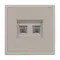 Минифото #3 товара Механизм сдвоенной компьютерной розетки SCT-NOBE-MPC2-SFPL-CA (RJ-45, CAT6) (Arlight, Кашемир)